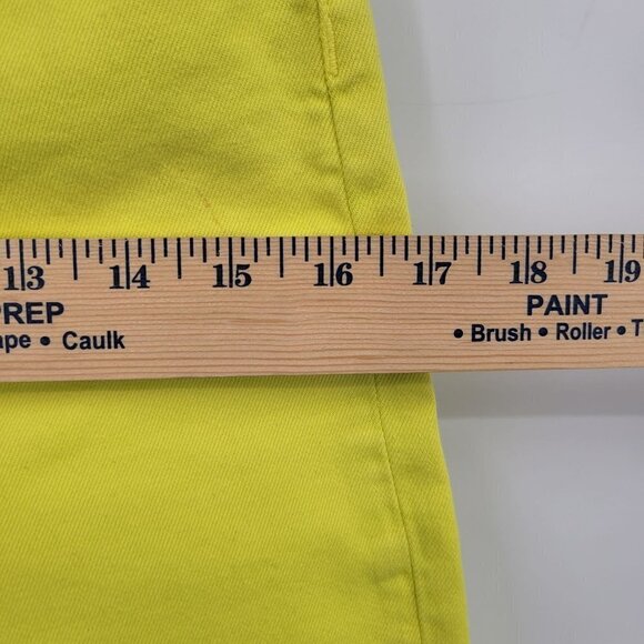 BLDWN Vintage Straight Leg Jeans High-Rise Slim Fit Ankle Denim 27 Women Yellow - Picture 16 of 16